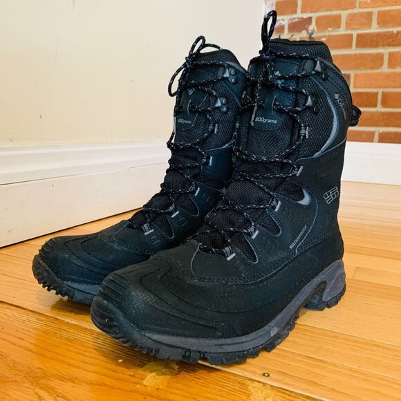 Columbia Bugaboot Plus II XTM Omni Heat Mens Boot #BM 3876-010 Black Charcoal - Picture 6 of 15